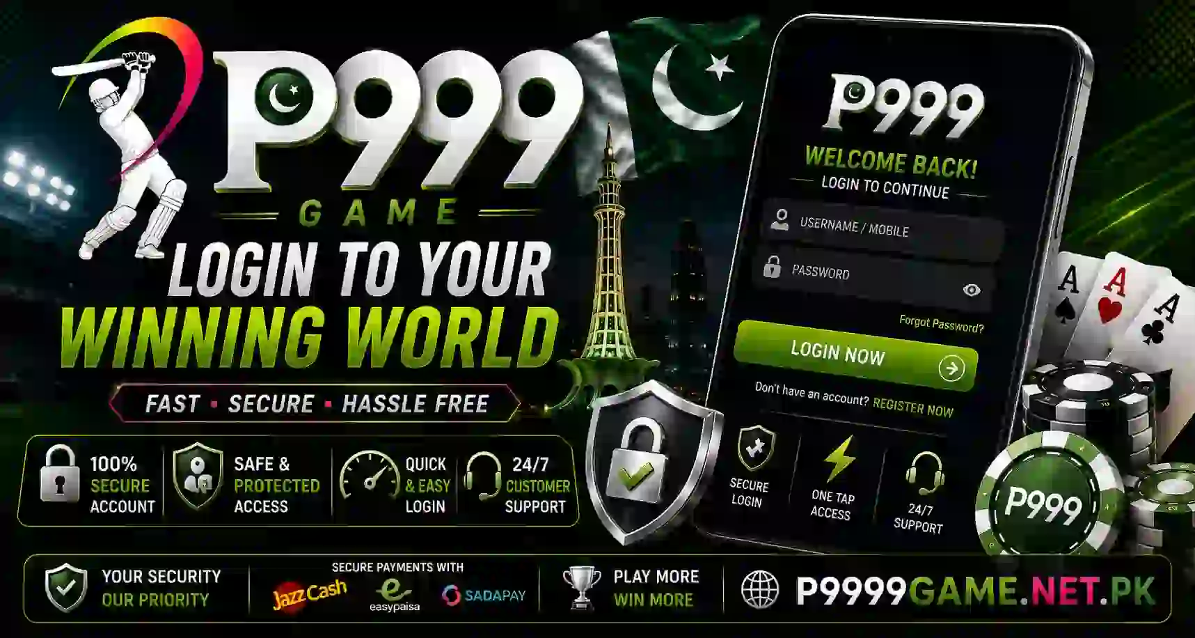 P999 Login